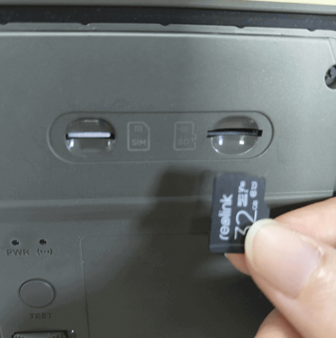 install sd card