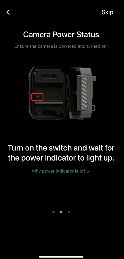 turn on switch