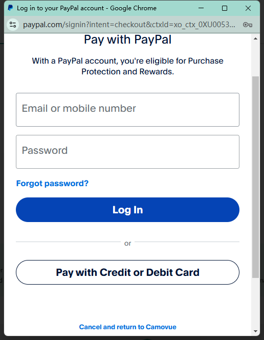 pay with paypal