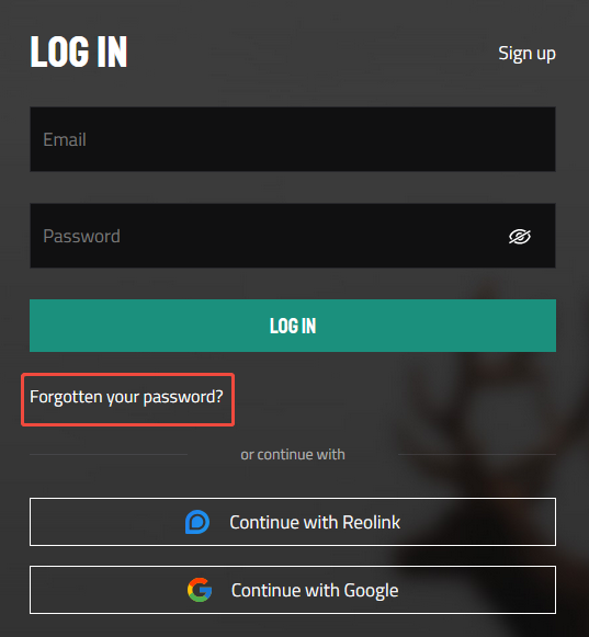 Forgot Password