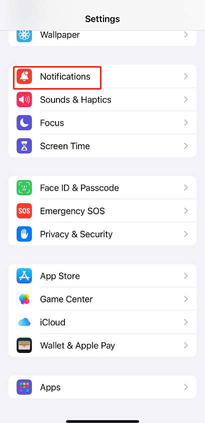 notifications iphone