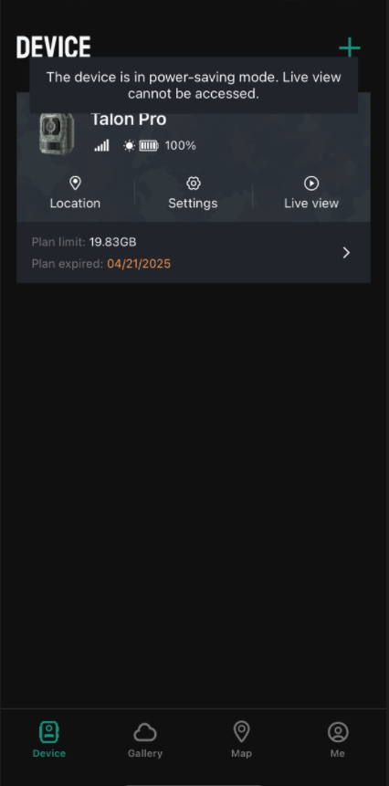 live view is not working