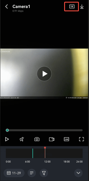 playback speed
