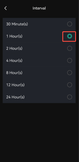 enable interval