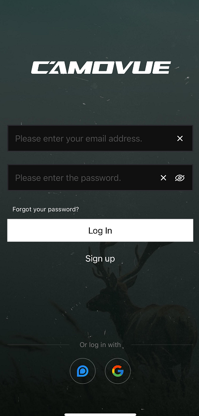 sign up
