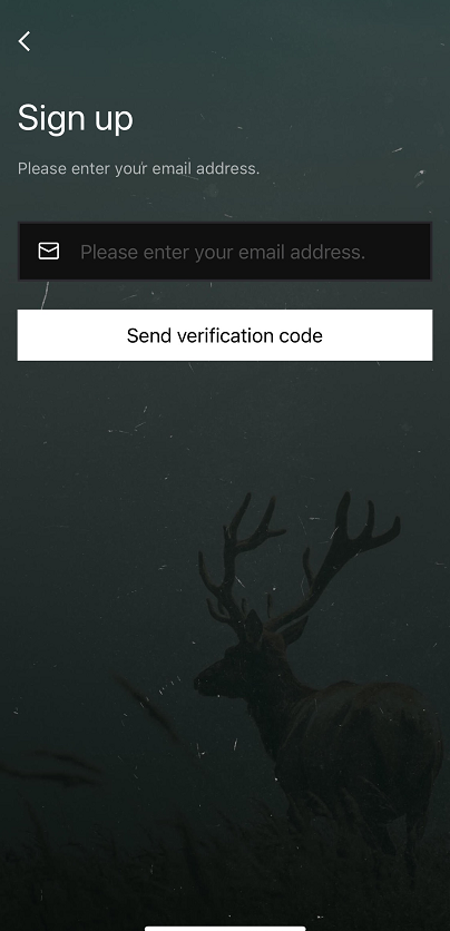 enter email address