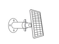 slot solar panel