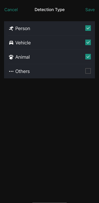 detection type