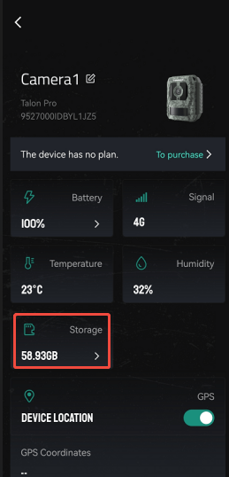 tap storage